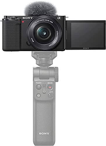 Sony Alpha ZV-E10 Digital Camera with 16-50mm Lens & Vlogging Grip
