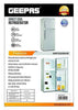 Geepas 200 Liters Defrost Double Door Refrigerator White - GRF2209SXE - DealYaSteal