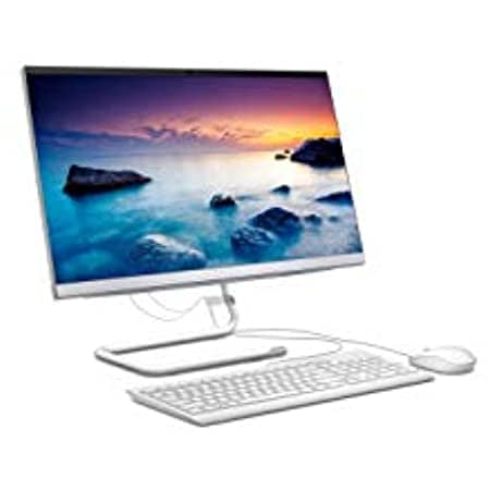 Lenovo IdeaCentre AIO340, All in One Desktop, 23.8 inch FHD Touch Display, Intel Core i5-10400T, 8GB RAM, 512GB SSD Storage, AMD Radeon 625 2G GDDR5 Graphics, Win10, White Color - [F0EU00ATAX] - DealYaSteal