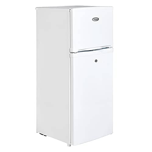 Super General 175 Liters Gross Compact Top-Mount Refrigerator-Freezer Reversible door Tropical Compressor White SGR175H 48 x 53 x 115 cm - DealYaSteal