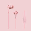 Pioneer SE-C3T(P) In-Ear Headphones (Aluminium body, Control panel, Microphone, Silicone earplug, light-compact-convenient, Industrial Design, for iPhone, Android Smartphones), Rose Quartz - DealYaSteal