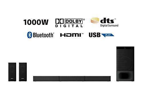 Sony HT-S500RF 1000W High Power Real 5.1 ch Soundbar, Dolby Digital, HDMI Arc, Optical Input, DTS Surround Sound - DealYaSteal