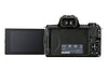 Canon EOS M50 Mark II Essential Streaming Kit camera+lens EF-M 15-45mm F3.5-5.6 is STM+stereo microphone+grip tripod+Atomos Connect 4K video stream (24.1 MP,touch LCD,Bluetooth)-Black-Amazon Exclusive - DealYaSteal