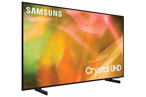 Samsung 65 Inches AU8000 Crystal UHD 4K Flat Smart TV (2021) Black UA65AU8000UXZN - DealYaSteal