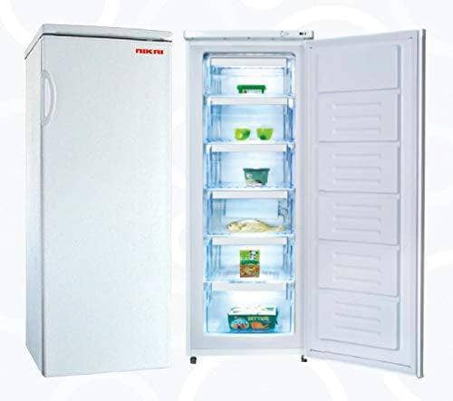 Nikai 250 Liters Upright Freezer with Sturdy slide out shelves, White - NUF250N2W - DealYaSteal