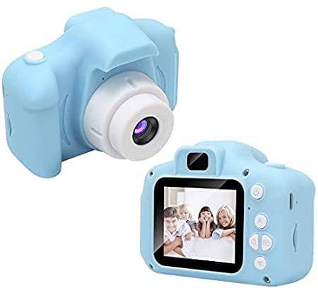 MeterMall CE Kids Digital Video Camera Mini Rechargeable Children Camera Shockproof 8MP HD Toddler Cameras Child Camcorder blue - DealYaSteal