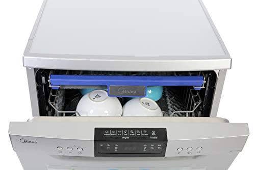 Midea 7 Programs 14 Place Settings Free Standing Dishwasher, Silver - WQP147617Q-S - DealYaSteal