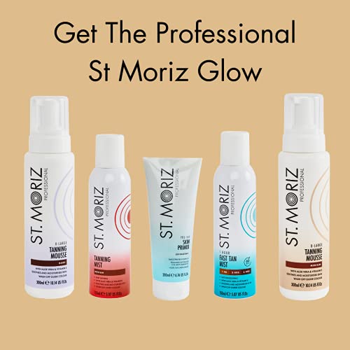 St Moriz Professional Instant Tanning Mousse with Aloe Vera, Vitamin E, Fast Drying Vegan Fake Tan, Dark (200ml) - DealYaSteal