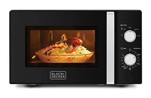 Black+Decker 20L Microwave Oven with Defrost Function , Black - MZ2010P-B5, - DealYaSteal