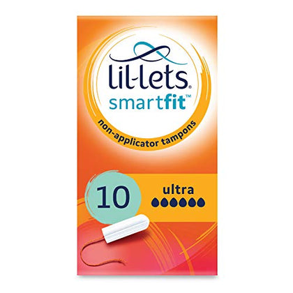 Lil-Lets Non-Applicator Ultra Tampons, Pack of 10 - DealYaSteal