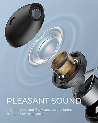 SoundPEATS Air3 Wireless Earbuds Mini Bluetooth V5.2 Earphones with Qualcomm QCC3040 and aptX-Adaptive, 4-Mic and CVC 8.0 Noise Cancellation, TrueWireless Mirroring Tech, in-Ear Detection, Game Mode - DealYaSteal