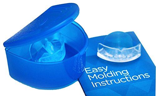 Dental Guard SMARTGUARD ELITE (2 Guards 1 Travel case) Front tooth Custom Anti Teeth Grinding Night Guard for Clenching - TMJ Dentist Designed - Bruxing Splint Mouth Protector For Relief of Symptoms - DealYaSteal