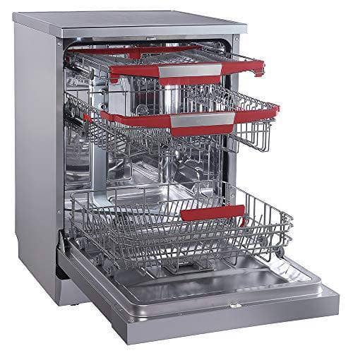 evvoli 7 programs 15 place setting 3 baskets With Touch Screen EVDW-153H-S, platinum silver - DealYaSteal