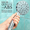 DIY Doctor Universal Shower Head - High Pressure - 5 Adjustable Spray Modes - Stunning Chrome Finish - Easy Limescale Removal - DealYaSteal