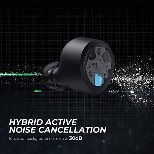 Wireless Earbuds SoundPEATS T2 Bluetooth Earphone Hybrid Active Noise Cancelling, ANC Earphones with Transparency Mode, Bluetooth 5.1 in-Ear Headphones, 30 Hours Playtime, USB-C Quick Charge - DealYaSteal