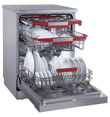 evvoli 7 programs 15 place setting 3 baskets With Touch Screen EVDW-153H-S, platinum silver - DealYaSteal