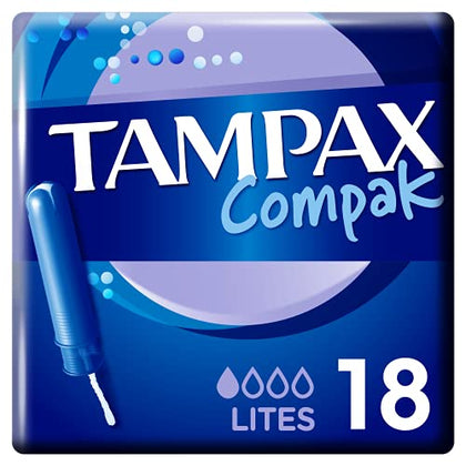 Tampax Compak Lites Tampons With Applicator X 18 - DealYaSteal