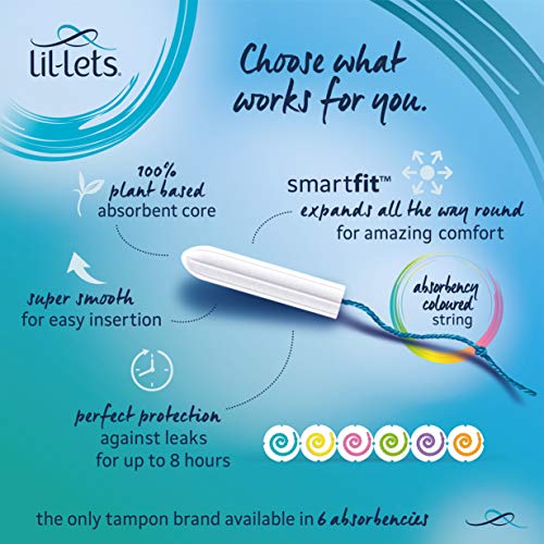 Lil-Lets Non-Applicator Lite Tampons, 1 Pack of 16, Light Flow - DealYaSteal