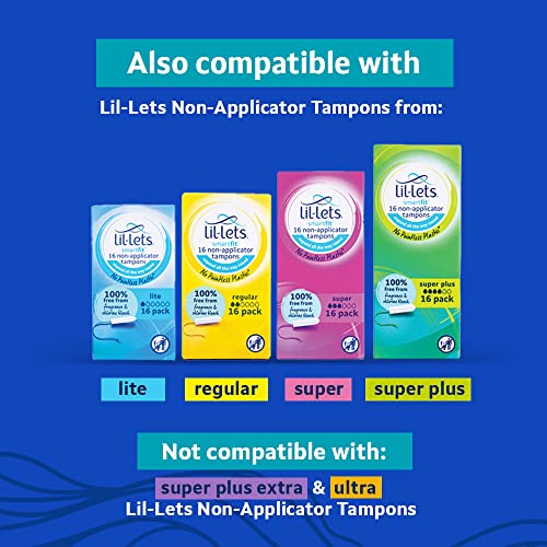 Lil-Lets Reusable Tampon Applicator Sold with 6 Lil-Lets Organic Tampons - DealYaSteal
