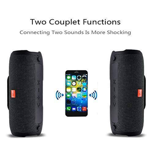 M&J Portable wireless Bluetooth Speaker Stereo big power 10W system TF FM Radio Music Subwoofer Column Speakers for Computer - DealYaSteal