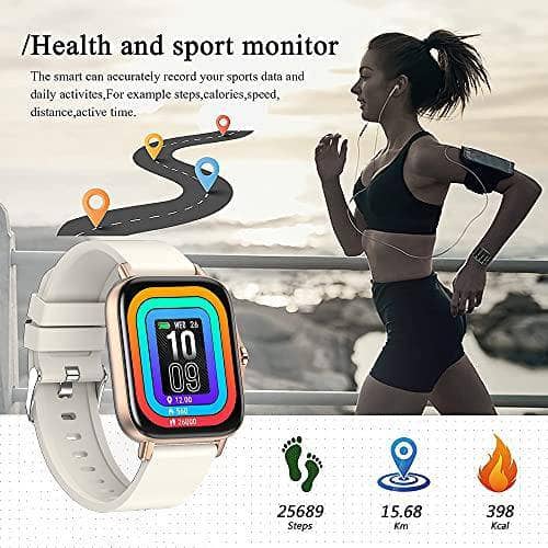 Smart Watch,Smart Watches for Men & Women Activity Tracker,Pedometer Clories Smartwatches Bluetooth Calling Blood Pressure & Oxygen Monitor Heart Rate & Sleep Pattern Tracker with 1.7 inch Big Screen - DealYaSteal