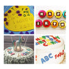 40pcs Alphabet Number Letter Cutters Fondant Sugarcraft Cookie Cutter Mould Cake Baking Decorating Tool Set - DealYaSteal