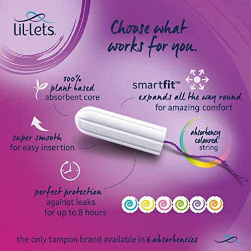 Lil-Lets Non-Applicator Super Plus Extra Tampons X 84 | 6 Packs of 14 | Very Heavy Flow - DealYaSteal