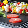 GoFriend BBQ Grill Mat Set of 5, Oven Liners for Bottom of Fan Assisted Ovens, Non-stick for Baking on Gas, Charcoal, Oven and Electric Grills - Free 12