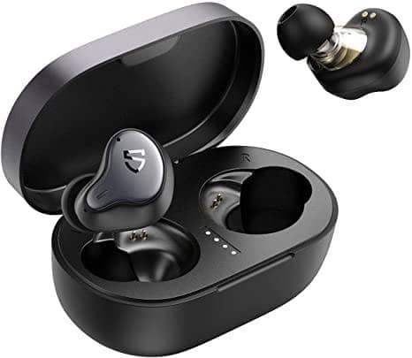SoundPEATS H1 Wireless Earbuds Bluetooth 5.2 AptX Adaptive Deep Bass Ear Buds with 4 Microphones for Clear Calls 40H USB C/Wireless Charging Earphone Game Mode IPX5 Waterproof for Sports Gym - DealYaSteal