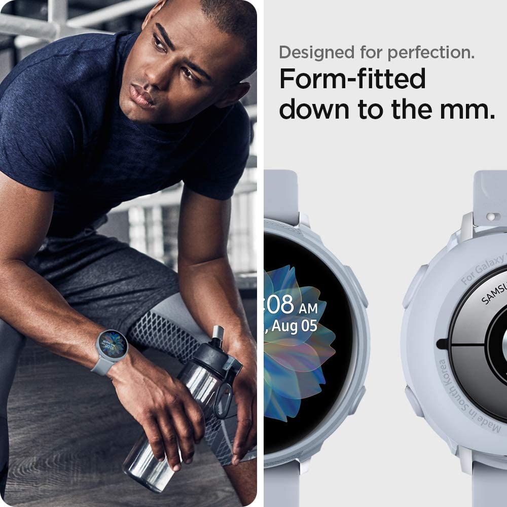 Spigen Liquid Air designed for Samsung Galaxy Watch Active 2 44mm case cover Cloud Silver - DealYaSteal