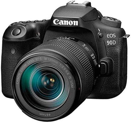 Canon 90D Digital SLR Camera with 18-135 IS USM Lens - Black - DealYaSteal