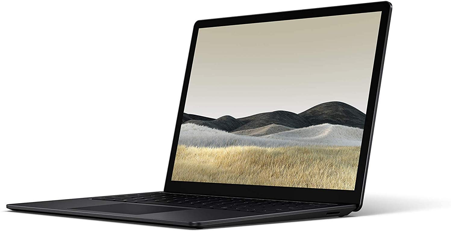 Microsoft Surface Laptop 3 [V4C-00034] Touchscreen Laptop, Intel Core i5-1035G7, 13.5 Inch, 256GB, 8GB RAM, Intel Iris Plus Graphics, Win10, Eng-Ara KB, Black Color [Middle East Version] - DealYaSteal