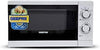 Geepas GMO1894 20L Microwave Oven | 1200W Solo Microwave with 6 Power Levels and a Timer | Cooking Power Control with 2 Rotary Dials & Defrost Settings | White - DealYaSteal