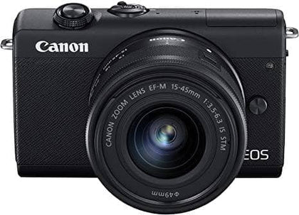 Canon EOS M200 with EF-M 15-45mm f/3.5-6.3 IS STM Lens - Black - DealYaSteal