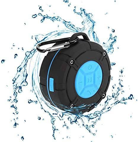 Shower Speaker Waterproof IPX7 Bluetooth Speaker with Suction Cup & Hook - Shower Radios Waterproof Speaker with Louder HD Sound for Bathroom Pool Beach Outdoor - DealYaSteal