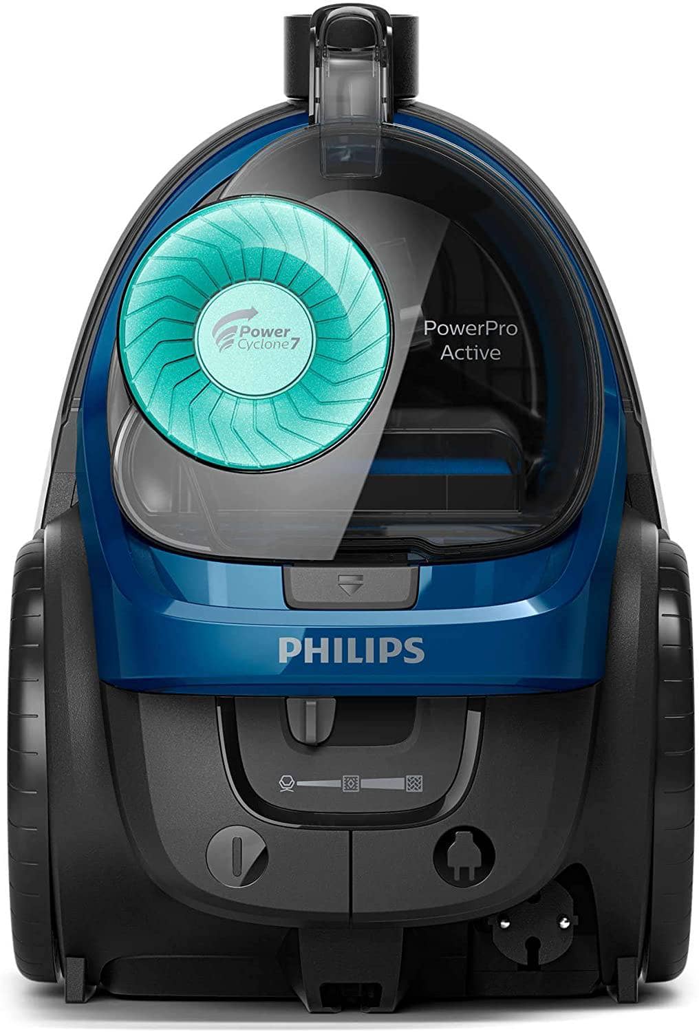 PHILIPS PowerPro Compact black: 1800W, 330W suction power, Power Cyclone 5 technology, integrated brush, HEPA filter, easy to empty dust bucket, 1.5L dust capacity FC9350/61. - DealYaSteal
