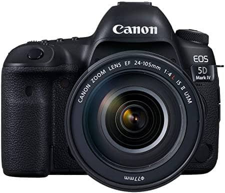 Canon EOS 5D Mark IV 24-105mm F/4L IS II USM Lens - 30.4MP, DSLR Camera, Black - DealYaSteal