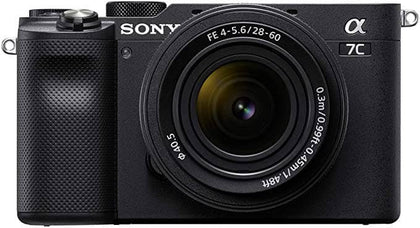 Sony Alpha A7C Compact Full Frame Mirrorless Camera with 28-60mm Zoom Lens, Powerful BIONZ X Image Processing, Advanced AF Performance and Functions, Black, ILCE-7CL - DealYaSteal