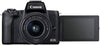 Canon EOS M50 Mark II Essential Streaming Kit camera+lens EF-M 15-45mm F3.5-5.6 is STM+stereo microphone+grip tripod+Atomos Connect 4K video stream (24.1 MP,touch LCD,Bluetooth)-Black-Amazon Exclusive - DealYaSteal